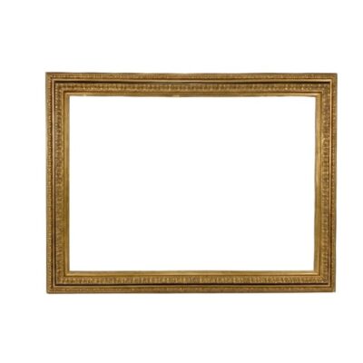 Marco de pintura de madera dorada de finales del siglo XIX alquiler para eventos, publicidad, peliculas y series