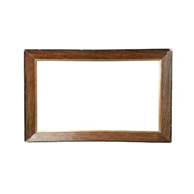 Madera vintage con un borde dorado interno alquiler para eventos, publicidad, peliculas y series