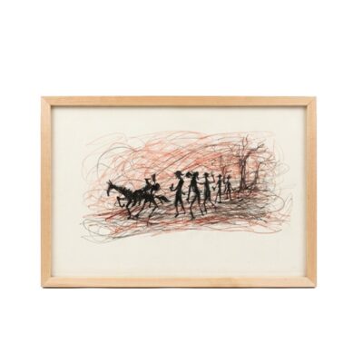 Cuadro abstracto contemporáneo, obra de Javier Fernández. Propiedad intelectual y derechos de explotación pertenecientes a Set Services. 09458 Medidas: 30 x 44 cm alquiler para eventos, publicidad, peliculas y series