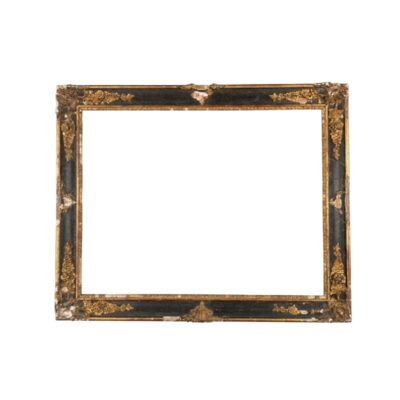 Marco de fotos dorado ornamentado estilo barroco alquiler para eventos, publicidad, peliculas y series
