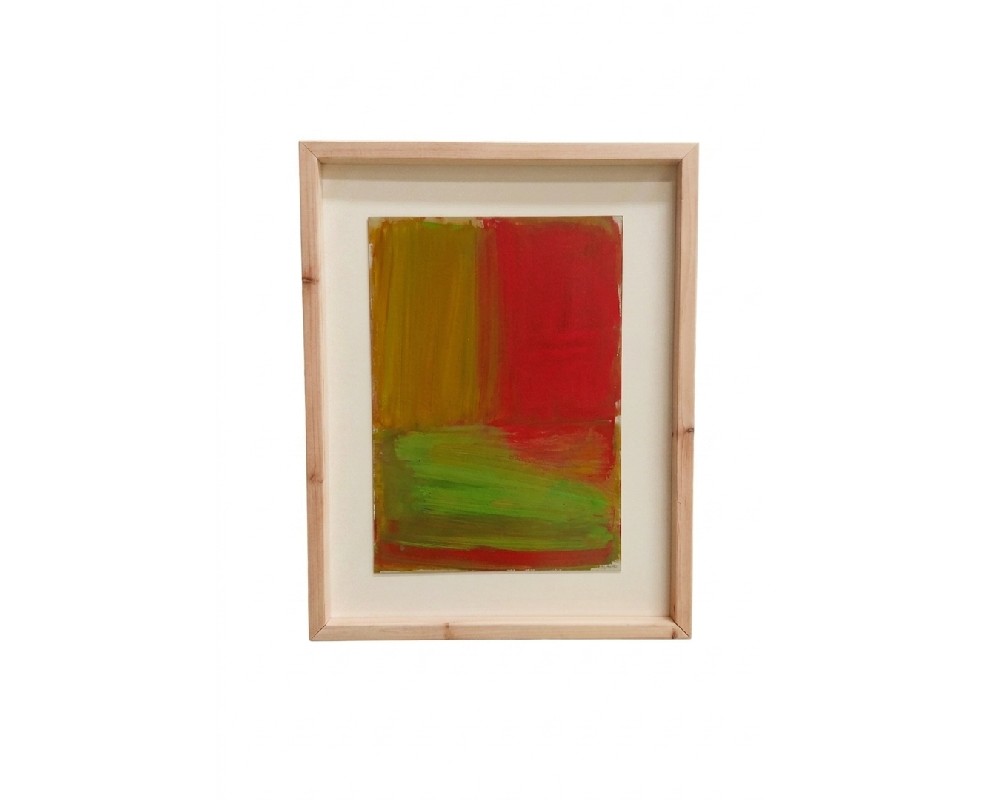 Cuadro abstracto contemporáneo, obra de Javier Fernández. Propiedad intelectual y derechos de explotación pertenecientes a Set Services. 10260 Medidas: 44 x 34 cm