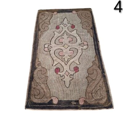 Alfombra turca vintage de lana con medallón central y tonos beige y marrón alquiler para eventos, publicidad, peliculas y series