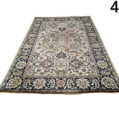 Hand-knotted Persian oriental rug, possibly from the region of Mashhad or Kashmar in Iran, for rent for events, advertising, films and series.