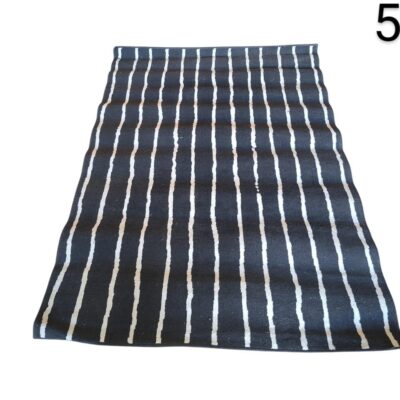IKEA black and white vertical striped carpet for rent for events, advertising, movies and series.