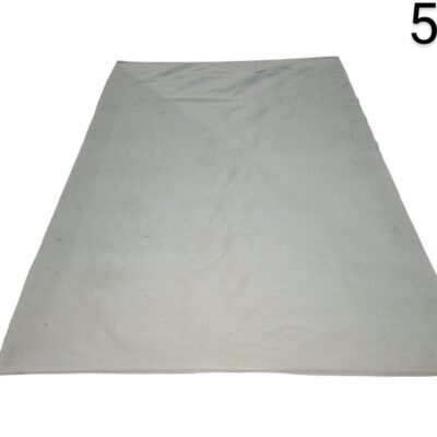 Ultra-lightweight, waterproof white camping mat, commonly known as Tyvek sheet, rental for events, advertising, films and series.