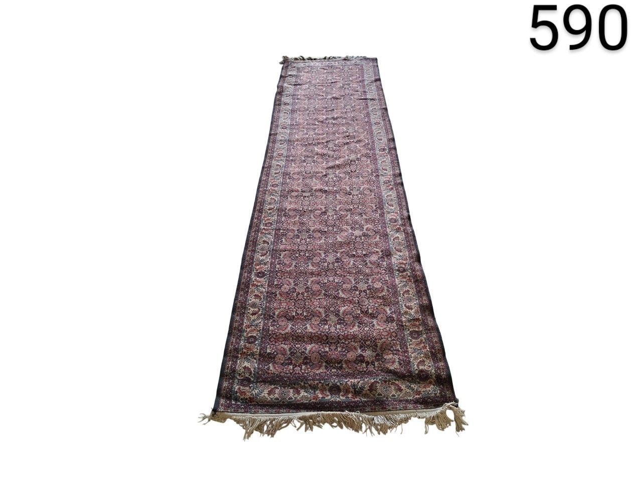 Persian Bidjar antique wool aisle rug, characterised by its intricate floral designs and high durability, rental for events, advertising, films and series.