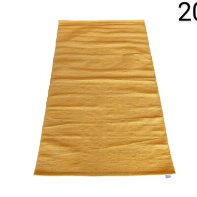 Alfombra rectangular RugVista amarilla con textura tejida alquiler para eventos, publicidad, peliculas y series