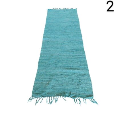 Alfombra de pasillo turquesa de Pergamon hecha de algodón alquiler para eventos, publicidad, peliculas y series