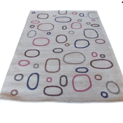 Hand tufted wool carpet Surf by Gan for rent for events, advertising, movies and series.