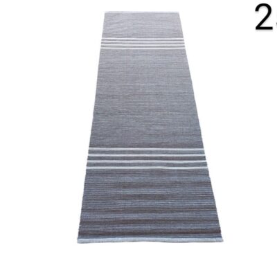Alfombra de pasillo de estilo moderno en tonos grises y rayas blancas alquiler para eventos, publicidad, peliculas y series