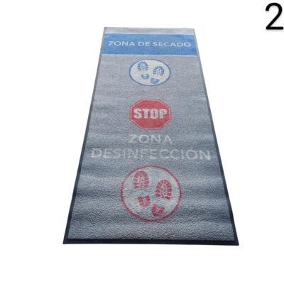 Alfombra desinfectante y secadora para entradas  alquiler para eventos, publicidad, peliculas y series