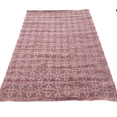Alfombra geométrica color caldera o cobre con relieve alquiler para eventos, publicidad, peliculas y series