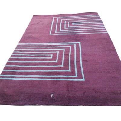 Alfombra modelo Mohebban Plano PL201, diseñada por Miguel Reguero y elaborada a mano en la India alquiler para eventos, publicidad, peliculas y series