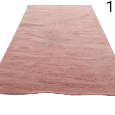 Modern pink LZTET carpet made of soft faux leather for rent for events, advertising, movies and series.