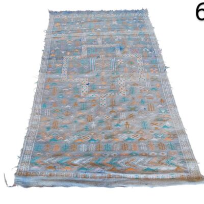 Alfombra tipo Kilim afgano tejido a mano con diseño geométrico  alquiler para eventos, publicidad, peliculas y series
