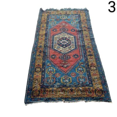 Turkish handmade woollen carpet with geometric design for rent for events, advertising, films and series.