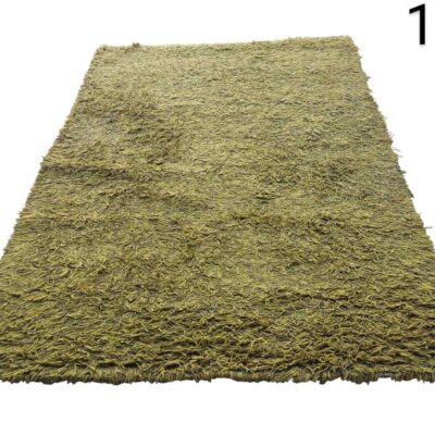 Alfombra verde de pelo largo tipo shaggy alquiler para eventos, publicidad, peliculas y series