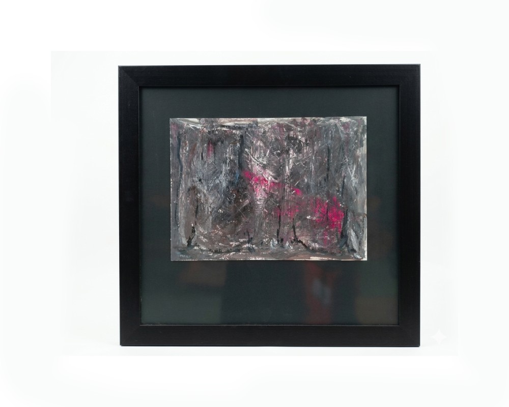 Cuadro abstracto contemporáneo, obra de Javier Fernández. Propiedad intelectual y derechos de explotación pertenecientes a Set Services. 10186 Medidas: 34 x 41 cm alquiler para eventos, publicidad, peliculas y series