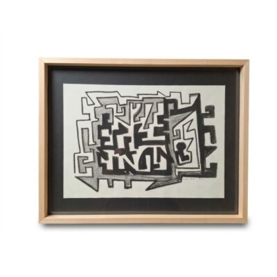Cuadro abstracto contemporáneo, obra de Javier Fernández. Propiedad intelectual y derechos de explotación pertenecientes a Set Services. 10250 Medidas: 41 x 52 cm alquiler para eventos, publicidad, peliculas y series