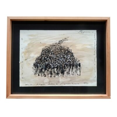 Cuadro abstracto contemporáneo, obra de Javier Fernández. Propiedad intelectual y derechos de explotación pertenecientes a Set Services. 10254 Medidas: 42 x 53 cm alquiler para eventos, publicidad, peliculas y series