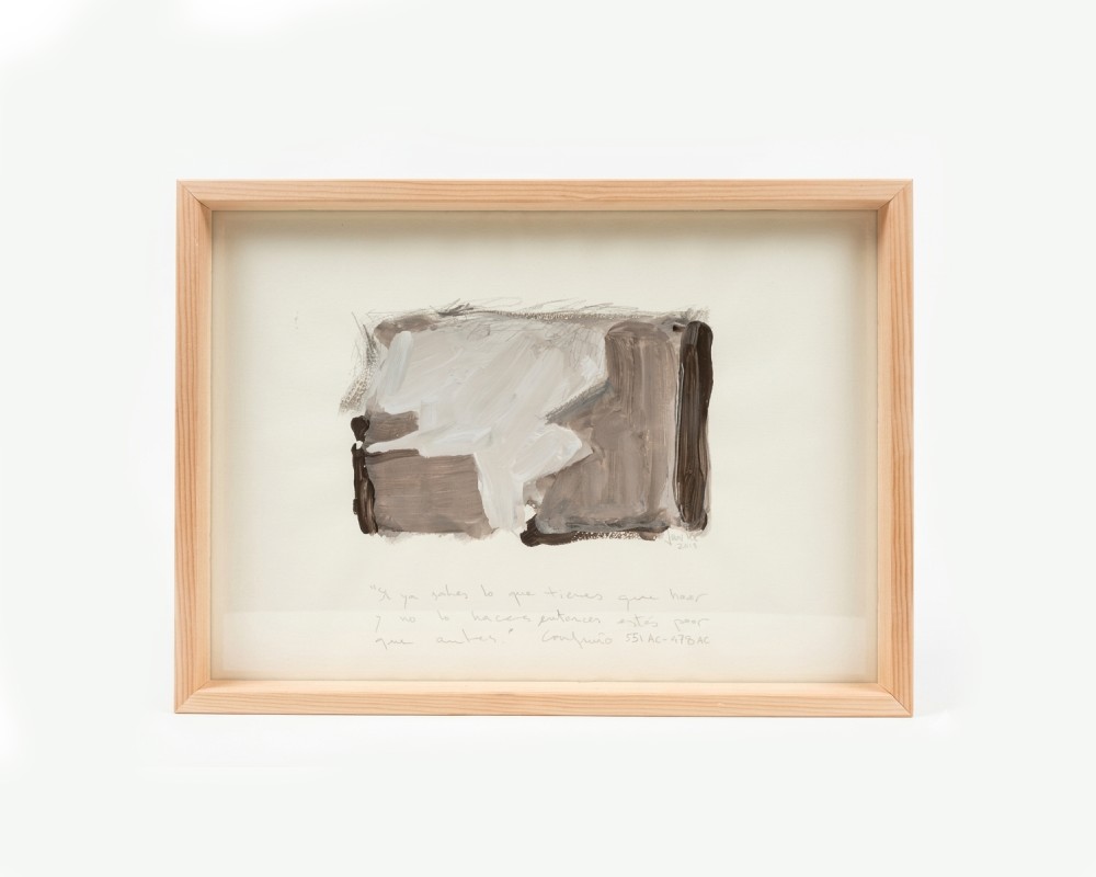 Cuadro abstracto contemporáneo, obra de Javier Fernández. Propiedad intelectual y derechos de explotación pertenecientes a Set Services. 10257 Medidas: 32 x 44 cm alquiler para eventos, publicidad, peliculas y series