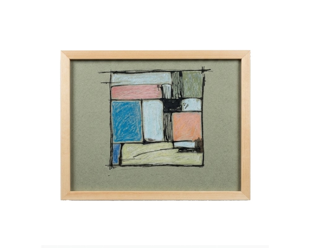 Contemporary abstract painting by Javier Fernández. Intellectual property and exploitation rights owned by Set Services. 09959