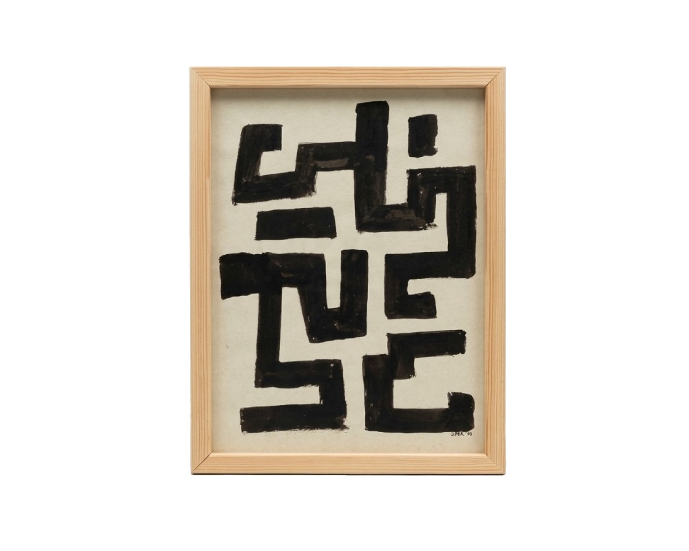 Contemporary abstract painting by Javier Fernández. Intellectual property and exploitation rights owned by Set Services. 10218