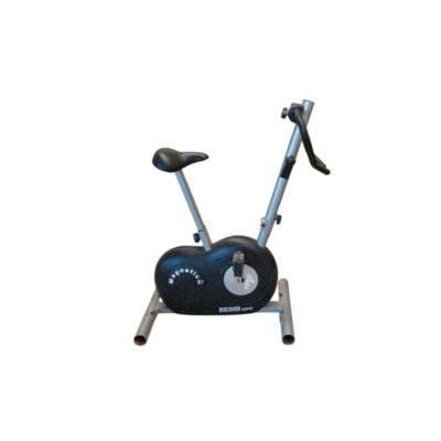 Magnetico Discover 2010 exercise bike, featuring a silver frame and black tyres; available for hire for events, advertising, films and TV series