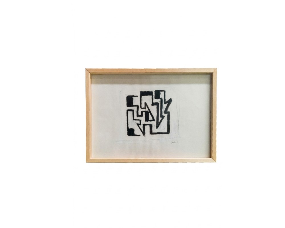 Cuadro abstracto contemporáneo, obra de Javier Fernández. Propiedad intelectual y derechos de explotación pertenecientes a Set Services. 10977 alquiler para eventos, publicidad, peliculas y series