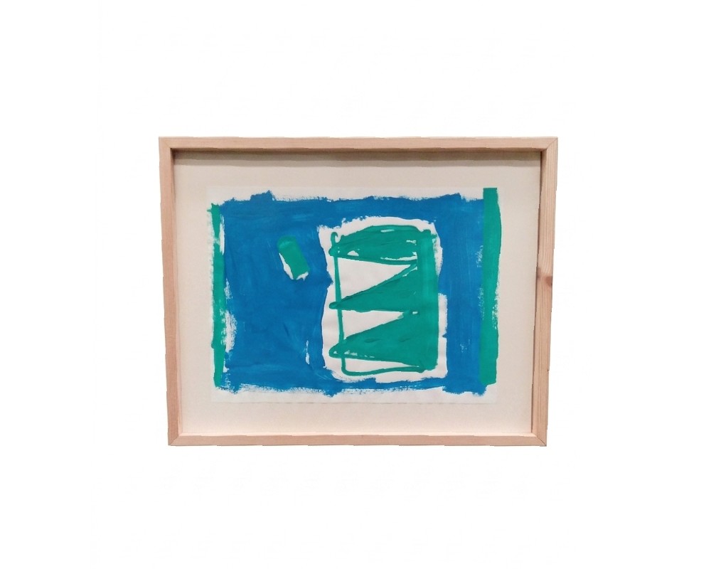 Cuadro abstracto contemporáneo, obra de Javier Fernández. Propiedad intelectual y derechos de explotación pertenecientes a Set Services. 10939