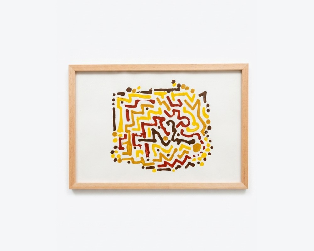 Cuadro abstracto contemporáneo, obra de Javier Fernández. Propiedad intelectual y derechos de explotación pertenecientes a Set Services. 10189