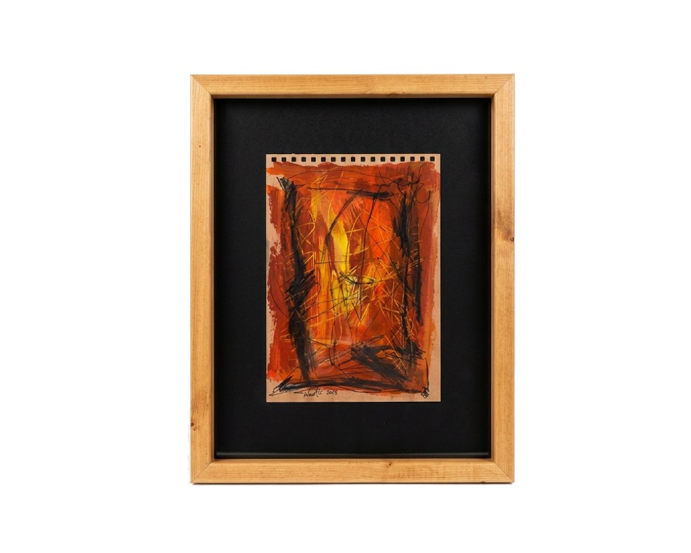 Cuadro abstracto contemporáneo, obra de Javier Fernández. Propiedad intelectual y derechos de explotación pertenecientes a Set Services. 10944