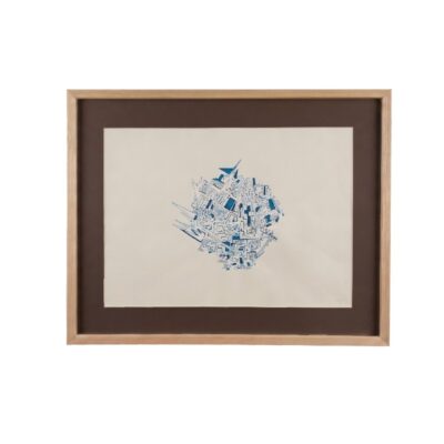 Cuadro abstracto contemporáneo, obra de Javier Fernández. Propiedad intelectual y derechos de explotación pertenecientes a Set Services alquiler para eventos, publicidad, peliculas y series