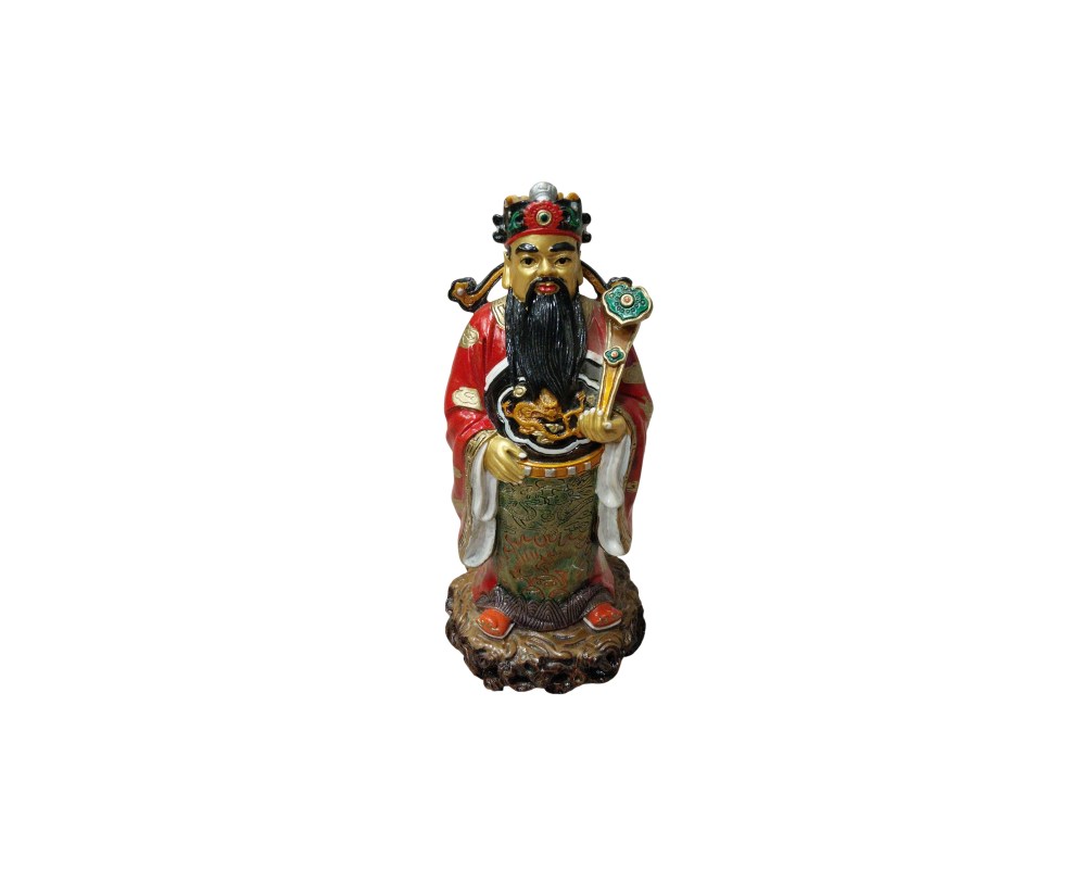 estatuilla representa a una figura de la mitología oriental, frecuentemente identificada como una deidad asociada con la prosperidad y la riqueza alquiler para eventos, publicidad, peliculas y series