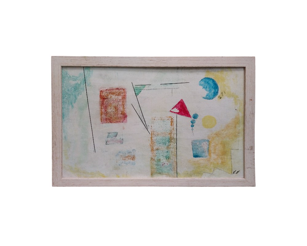 Contemporary abstract painting by Valentín Fernández. Intellectual property and exploitation rights held by Set Services for hire for events, advertising, films and TV series