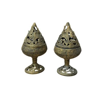 Chinese ‘Boshan’-style incense burner made from a bronze alloy, available for hire for events, advertising, films and TV series