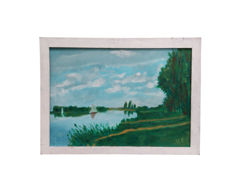 Cuadro figurativo contemporáneo, obra de Valentín Fernández. Propiedad intelectual y derechos de explotación pertenecientes a Set Services. alquiler para eventos, publicidad, peliculas y series
