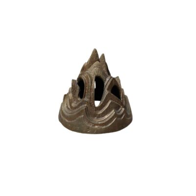 Chinese-style Boshan incense burner made from pure copper with intricate openwork carvings – available for hire for events, advertising, films and TV series