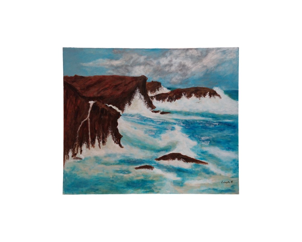 Contemporary abstract painting by Valentín Fernández. Intellectual property and exploitation rights held by Set Services. Available for hire for events, advertising, films and TV series.