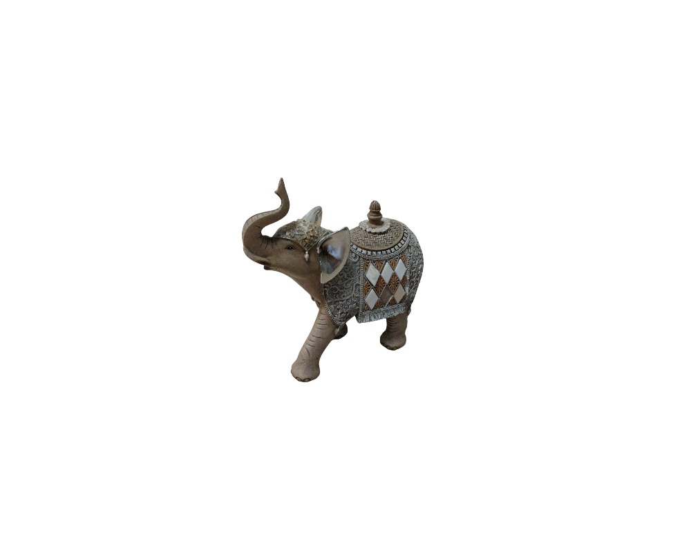 Figura Decorativa de Elefante con Gualdrapa 12213 alquiler para eventos, publicidad, peliculas y series