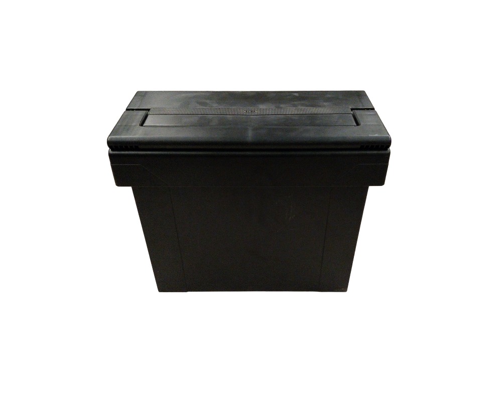 Black Plastic Filing Box 12249