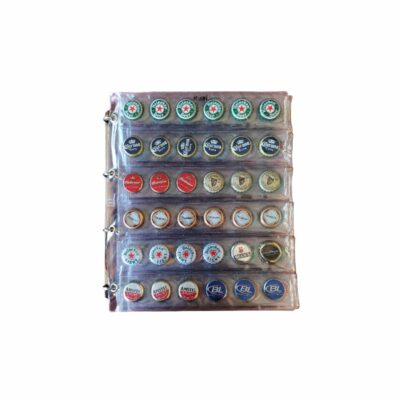 A varied collection of bottle caps and crown caps from beers and soft drinks from various parts of the world (including countries such as Portugal, Mexico, Egypt, Myanmar, Thailand and Colombia); available for hire for events, advertising, films and TV series