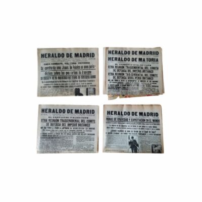 selecto lote de ejemplares y portadas históricas, Presenta un marcado carácter nostálgico, un gran valor testimonial de la prensa histórica alquiler para eventos, publicidad, peliculas y series