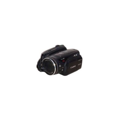 videocámara de época de la prestigiosa marca Canon, caracterizada por su diseño compacto en color negro, empuñadura lateral ergonómica, óptica de alta definición y controles avanzados integrados alquiler para eventos, publicidad, peliculas y series